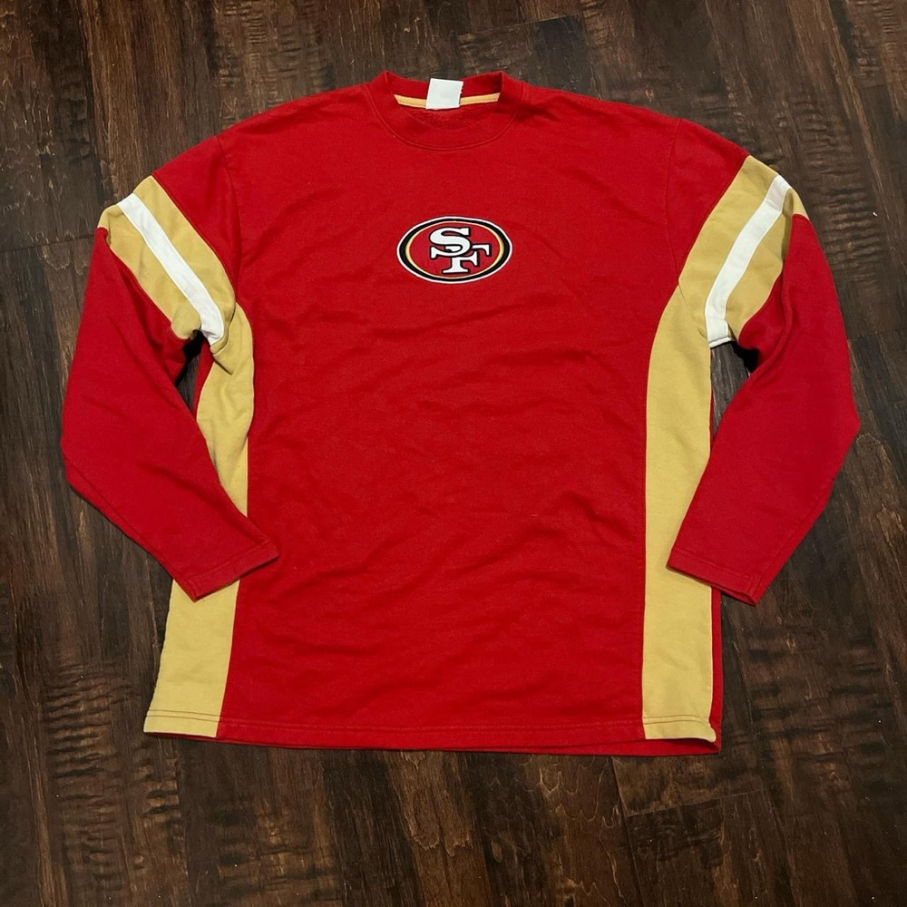 San Francisco 49ers Red and Gold Crewneck